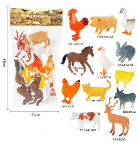 Набор домашних животных в пакете 7948 43*21 12 в уп