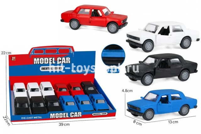 Машина Пластик 2106 в уп 12шт. Цена за шт.