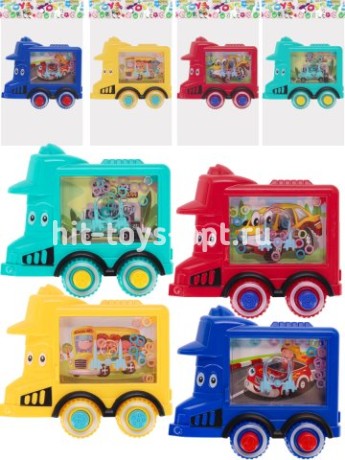 Водная игра с кольцами "Машинка", 11,2х10см, цвет микс