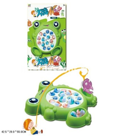 Рыбалка "Лягушка" на батарейках на блистере 43см*28см