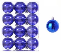 Набор шаров 4см 12шар 1цв глянец в пр уп