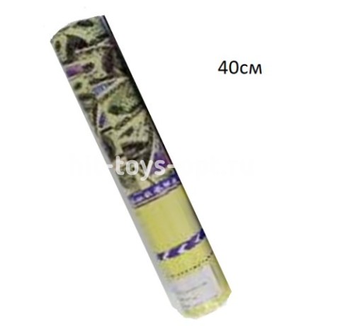 Хлопушка пневматическая, ДОЛЛАР, 40см (12 шт/в упак) цена за уп.