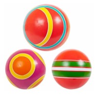 Мяч д. 200мм ЭКО ручное окрашивание, в ассорти