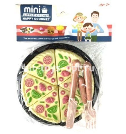 Пицца в пакете с приборами, Размер 17см