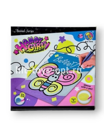 Рисуй нитями бабочка