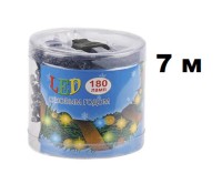 гирлянда нить диод 180л (80л) в тубе пр провод 7м МУЛЬТИ