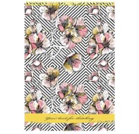 Скетчбук А4 40л скрепка Вишневый цвет в ассорти