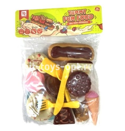 Набор десертов с щипцами 14 эл, размер 19*27см.