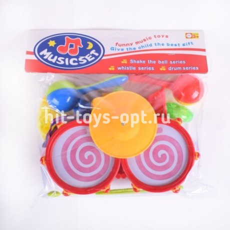 Барабанная установка + дудка