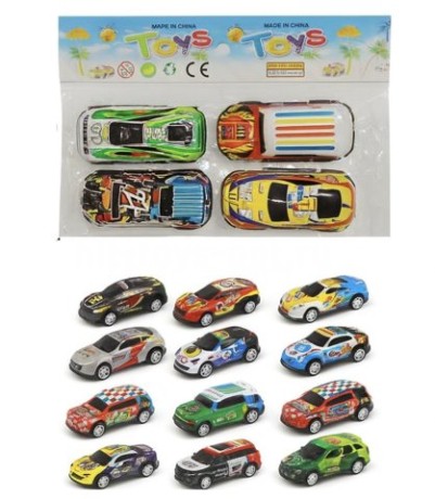 Набор машинок 4 в уп