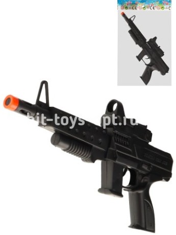 Автомат-трещотка (31,5 см) "Меткий стрелок" в пакете