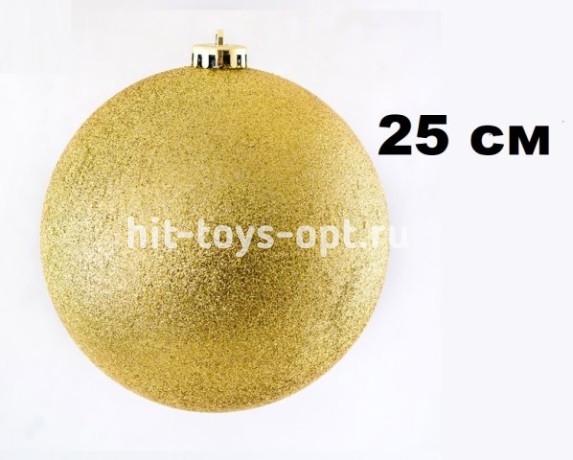 Шар 25см 1шт 1цв однотонный искра в тубусе