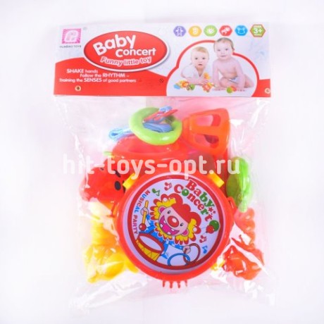 Барабан + погремушки