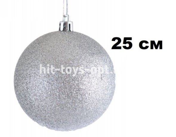 Шар 25см 1шт 1цв однотонный искра в тубусе