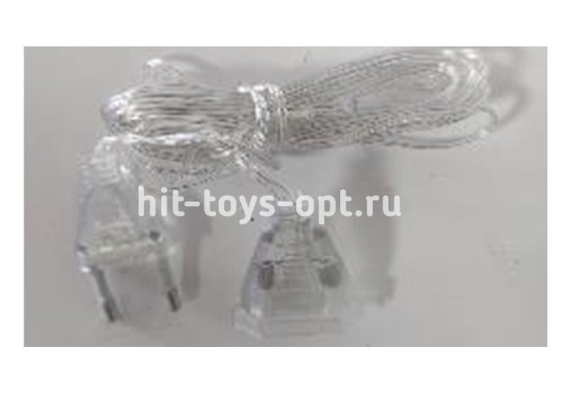 Прозрачный удлинитель для гирлянд (5м)