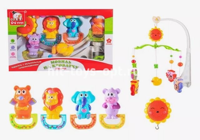 Мобиль на Кроватку с Погремушками