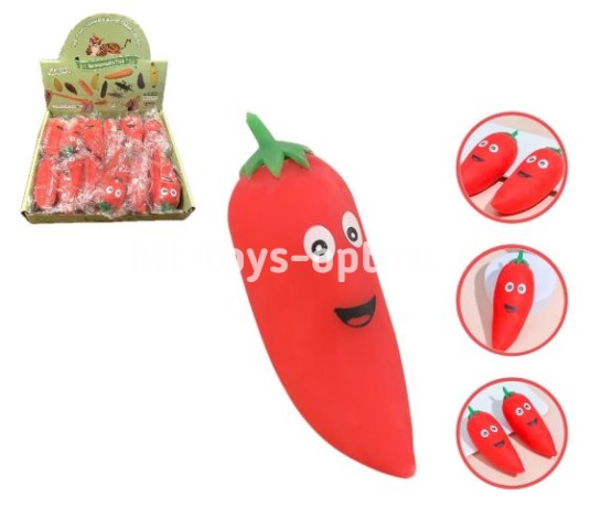 Антистресс Давилка Перчик 13см, в уп 12шт. цена за шт.