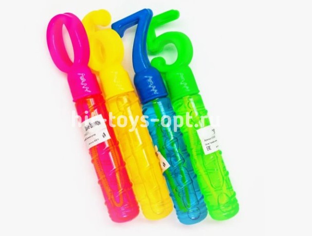 Мыльные Пузыри Мини Цифры, в уп 24шт, цена за шт.