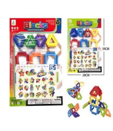 Конструктор Блокс на блист 17 эл, размер 39*28