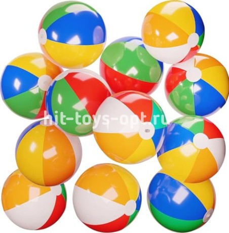 Надувной мячик ассорти 25 см