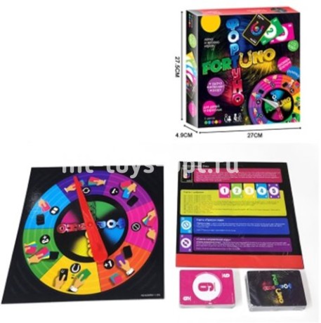 Настольная игра "Фортуно" (112 карт, рулетка, правила)