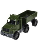 Машинка Тягач "БИЗОН" бортовой с прицепом Военный (м)