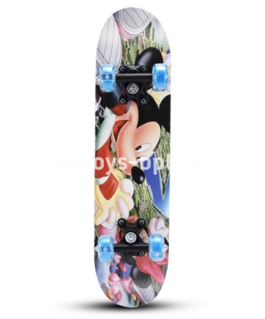 Скейт мал.дерево/пластик крепления/42 см