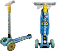 Самокат 3-х колесный складной + Свет/Звук