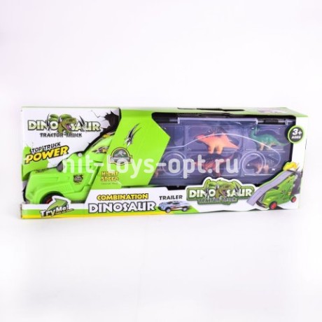 Автовоз дино с ручкой