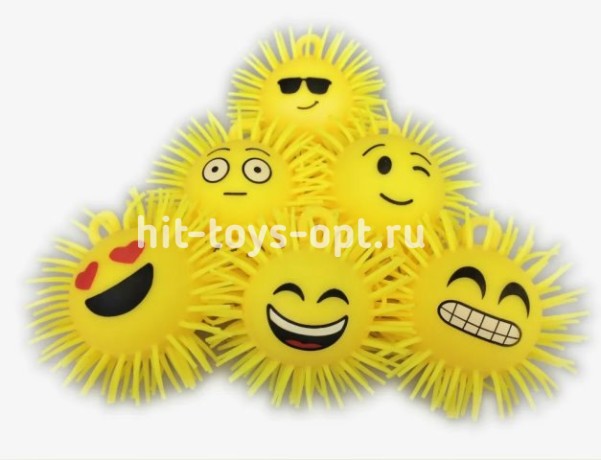 Ёжик Смайлик (свет), в уп 24шт. цена за шт.