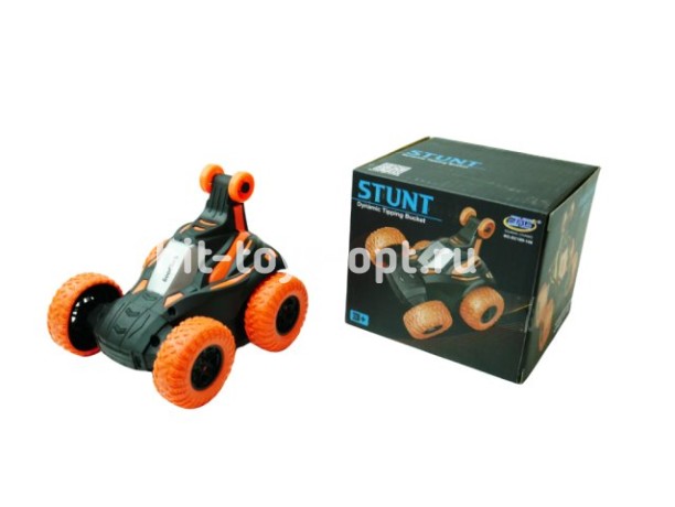 Машинка Перевертыш - Свет/Звук/Движение. размер 13см*12см*12см