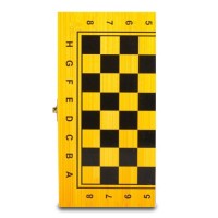 Шахматы коричневая оконтовка мал