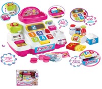 Касса детская с продуктами+чек+весы+пикалка свет муз35*22