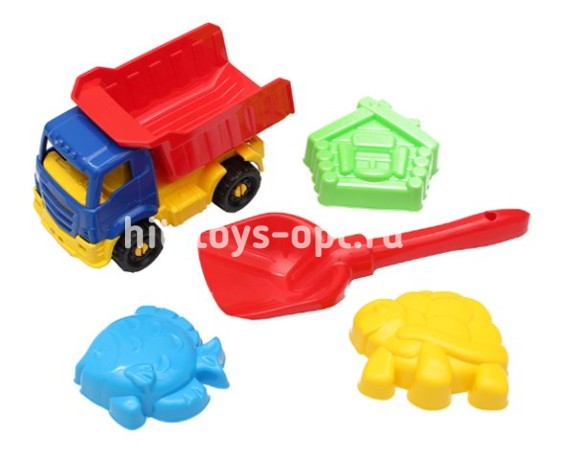 Набор для Песка Самосвал "ЯРОСЛАВ", лопатка 22см, 3 формочки