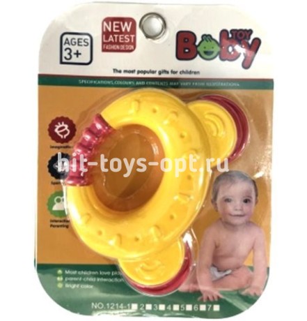 Погремушка ушки на блистере, размер 14*15см