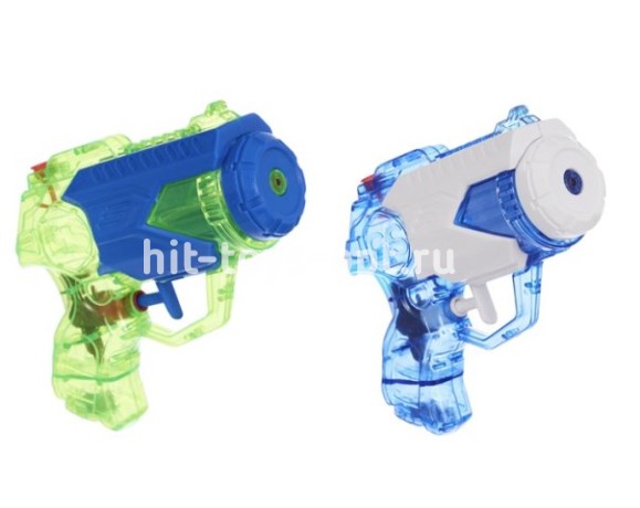 Водный пистолет 12 см мощный, цвет в ассортименте