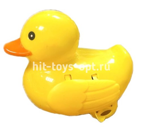 Уточка Заводная на веревке + Свет, размер 15см*11см*10см