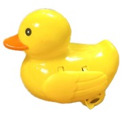 Уточка Заводная на веревке + Свет, размер 15см*11см*10см