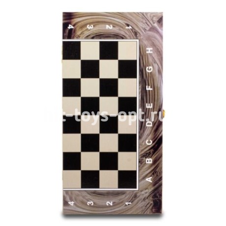 Шахматы дерево черная оконтовка бол