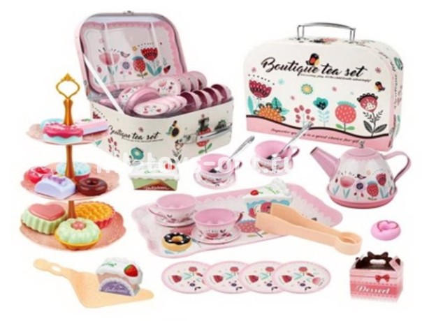 Набор металл посуды 25 эл в чемодане, 26*18