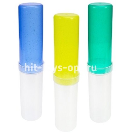Пенал-тубус прозрачный+цветной