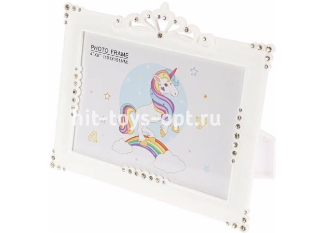 Фоторамка Miland Королевские воспоминания, горизонтальная, белая 10х15