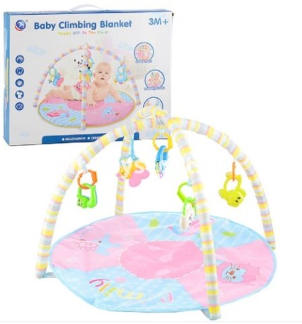 Коврик с Дугами + Погремушки в кор.