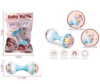 Погремушка с ручкой в пакете, размер 22см