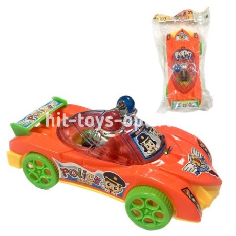 Машина Полиция Инерционная/Заводная, 17см, в пак.