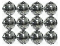 Набор шаров 5см 12шар 1цв однотонный цветной, глянец, в пр уп