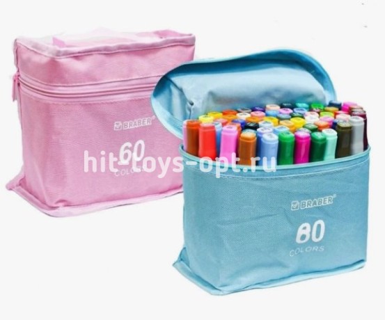 Набор Профессиональных Спиртовых Маркеров - 80 шт в уп