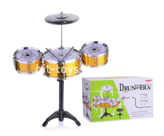 Барабанная Установка "Крутой Музыкант", размер 38x16x23см