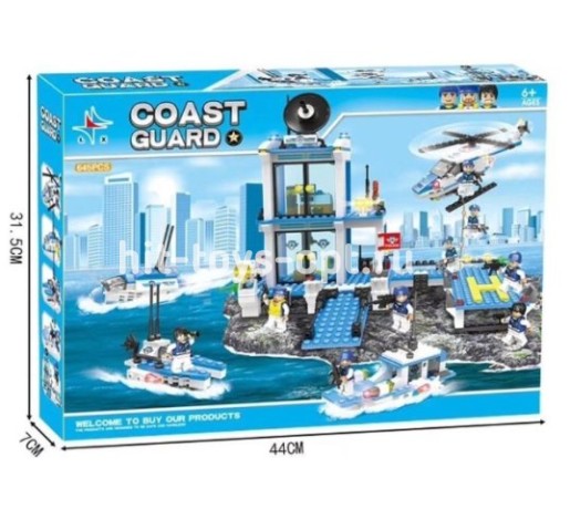 Конструктор Сити Офиц спецназа 646 дет