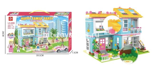 Конструктор Отдых в Барби доме 1049 дет